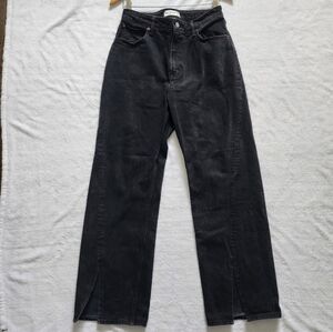 ABERCROMBIE & FITCH Womens 90s Relaxed Jeans Washed Black High Rise ‎ Size 29/8R